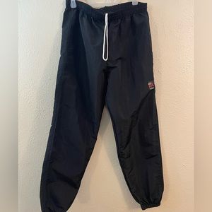 Vintage 90’s surf style windbreaker elastic ankle waist drawstring jogger pants